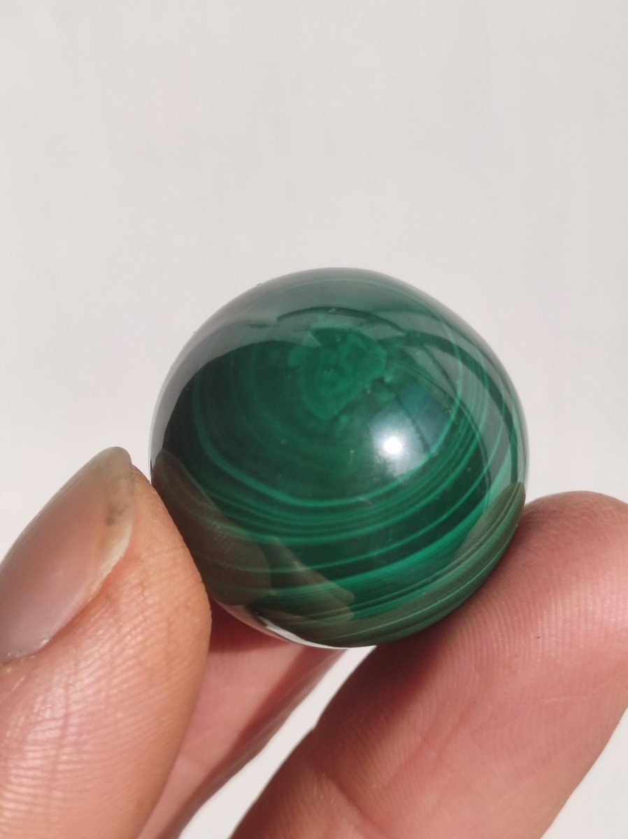 Malachit ~ Magische Edelstein Kugel Massage & Deko Sphere Crystal Spielkugel Meditation ~HIPPIE ~GOA~Boho~Ethno~Heilstein - Art of Nature Berlin