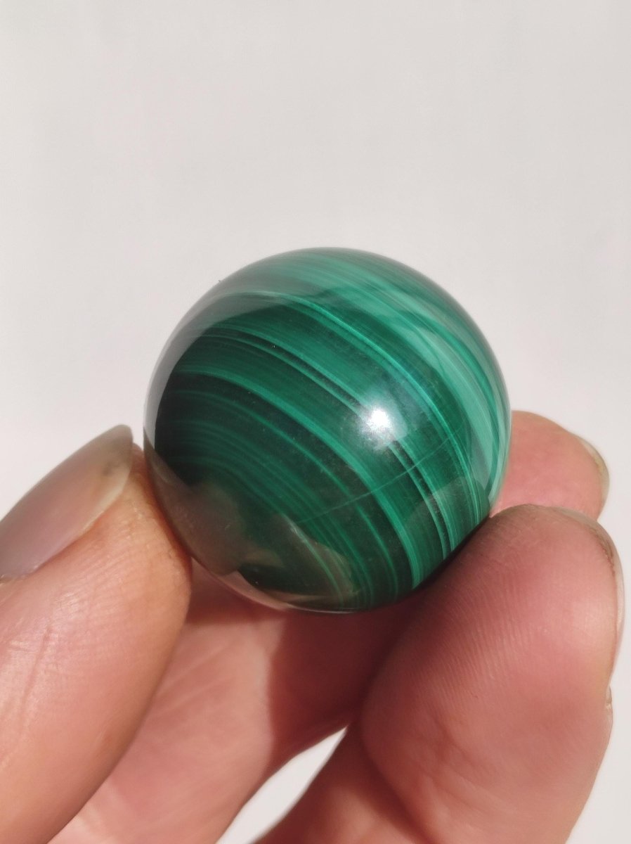 Malachit ~ Magische Edelstein Kugel Massage & Deko Sphere Crystal Spielkugel Meditation ~HIPPIE ~GOA~Boho~Ethno~Heilstein - Art of Nature Berlin