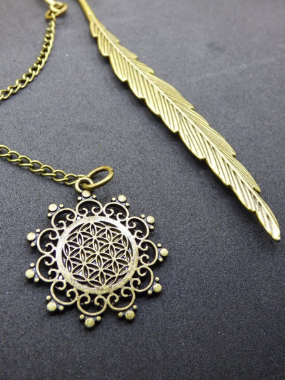 Mandala Lesezeichen Buch Lesen Accesoires Besonders Goa Hippie Boho Ethno Geschenk Er Sie Frau Mann Kind Geburtstag Weihnachten Idee - Art of Nature Berlin