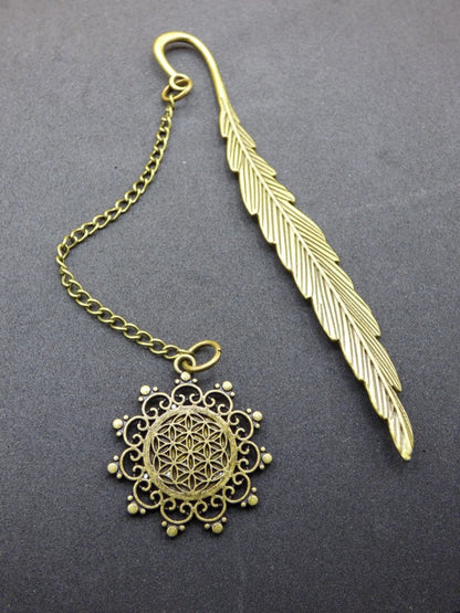 Mandala Lesezeichen Buch Lesen Accesoires Besonders Goa Hippie Boho Ethno Geschenk Er Sie Frau Mann Kind Geburtstag Weihnachten Idee - Art of Nature Berlin