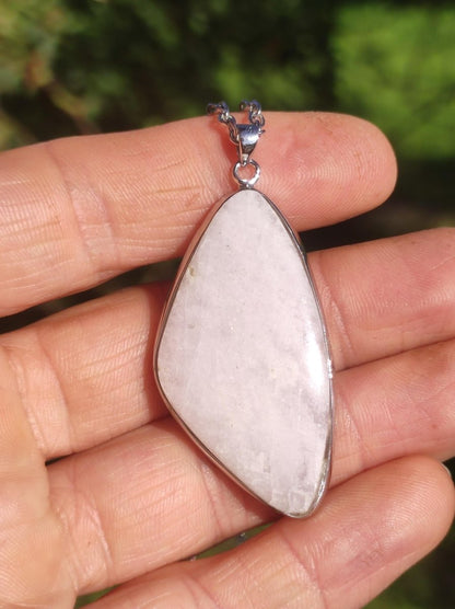 Mangano Calcit - 925 Silber Edelstein Kette Heilstein Natur Braun Rarität Edel Mann Frau Geschenk Er Sie Freundin Energie Glück UV Aktiv - Art of Nature Berlin