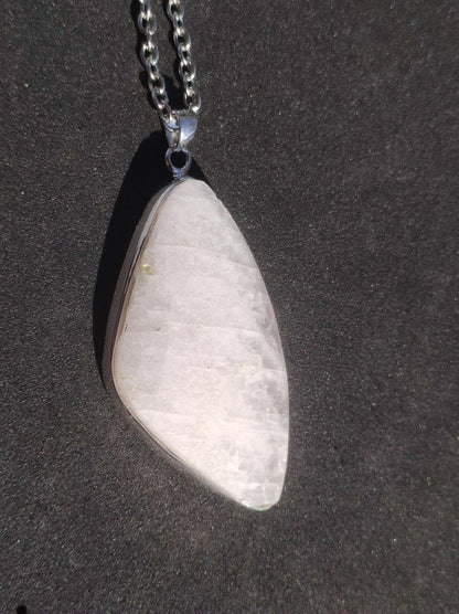 Mangano Calcit - 925 Silber Edelstein Kette Heilstein Natur Braun Rarität Edel Mann Frau Geschenk Er Sie Freundin Energie Glück UV Aktiv - Art of Nature Berlin