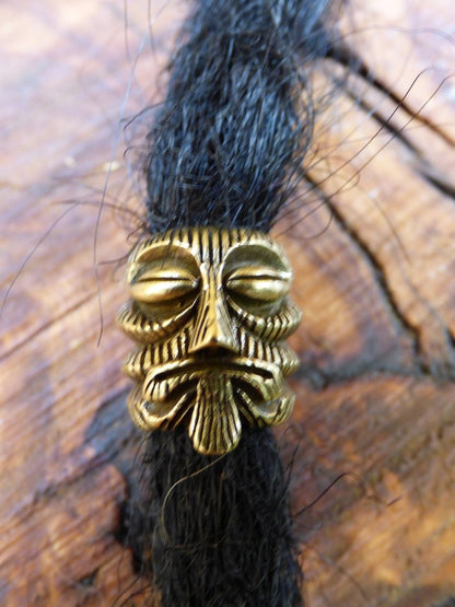 Messing Dreadlock Perle Tibet ~Antik Bronze~ Breads Dreads ~HIPPIE ~GOA ~Boho ~Ethno ~Nature ~Indian ~Vintage - Art of Nature Berlin