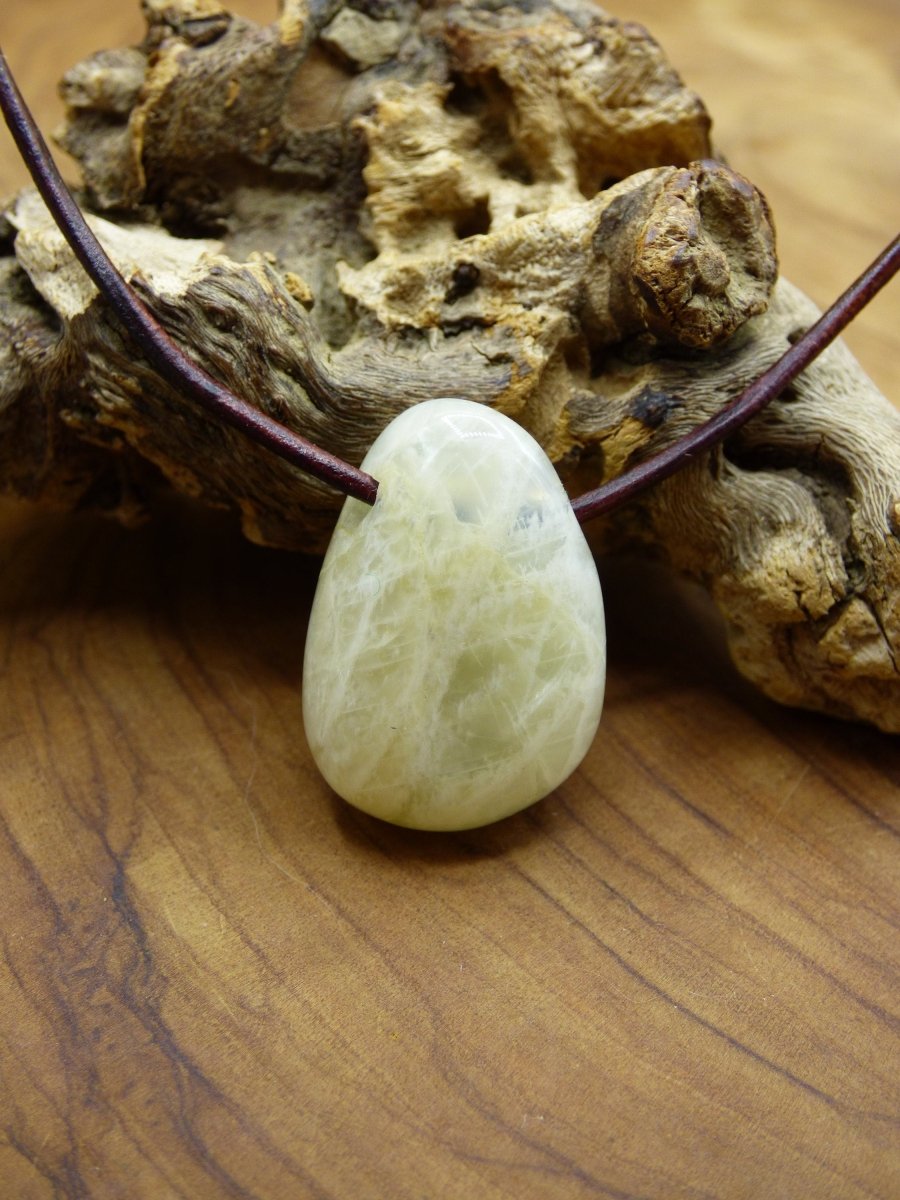 Mondstein / Moonstone ~ Edelstein Kette ~HIPPIE ~GOA ~Boho ~Tibet ~Ethno ~Nature ~Schutz ~Heilstein - Art of Nature Berlin