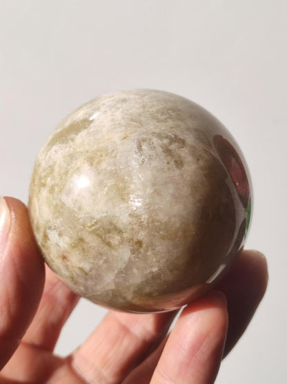 Mondstein / Moonstone ~ Edelstein Kugel Massage & Deko Sphere ~HIPPIE ~GOA ~Boho ~Ethno ~Nature ~Heilstein ~Natur ~Flash ~Schimmernd - Art of Nature Berlin