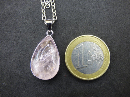 Morganit - 925 Silber Edelstein Kette Heilstein Natur rosa pink Rarität Edel Mann Frau Geschenk Er Sie Freundin Energie Kraft Ruhe Glück - Art of Nature Berlin