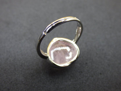 Morganit Ring - 100% natürlich 925 Sterling Silber verstellbar Edelstein rosa pink Heilstein Energie Kraft Frauen Ring Schmuck Edel Rarität - Art of Nature Berlin