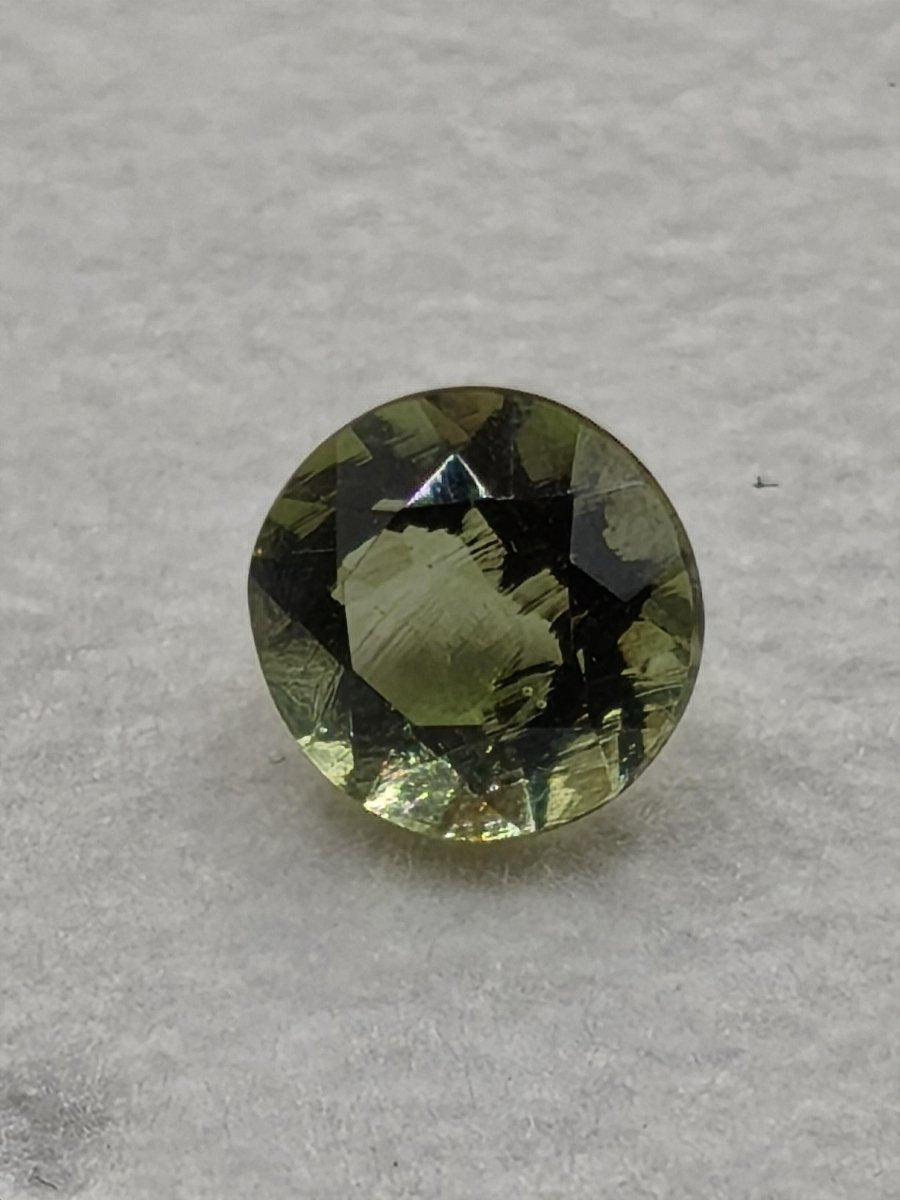 Museumsqualität Moldavit AAA Brillanten Schiff facettiert Meteorit Tektit Sammler Mineral Heilstein Energie Hochwertig Investition Rarität - Art of Nature Berlin