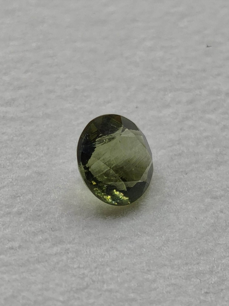 Museumsqualität Moldavit AAA Brillanten Schiff facettiert Meteorit Tektit Sammler Mineral Heilstein Energie Hochwertig Investition Rarität - Art of Nature Berlin