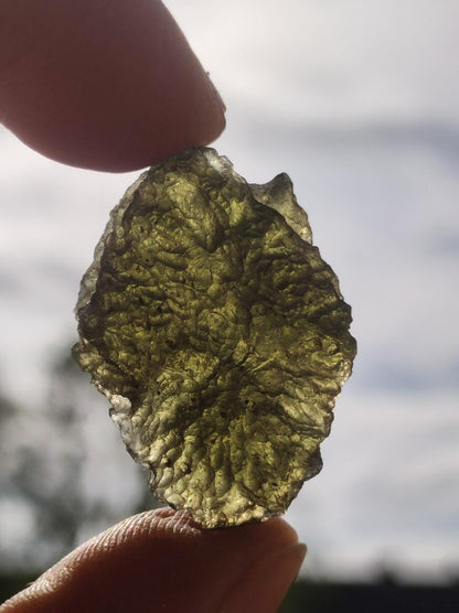 Museumsqualität Moldavit Meteorit Tektit Sammler Mineral Heilstein Energie Spirituell Kraft Hochwertig Investition Rarität AAA - Art of Nature Berlin