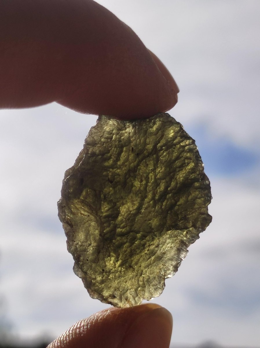 Museumsqualität Moldavit Meteorit Tektit Sammler Mineral Heilstein Energie Spirituell Kraft Hochwertig Investition Rarität AAA - Art of Nature Berlin