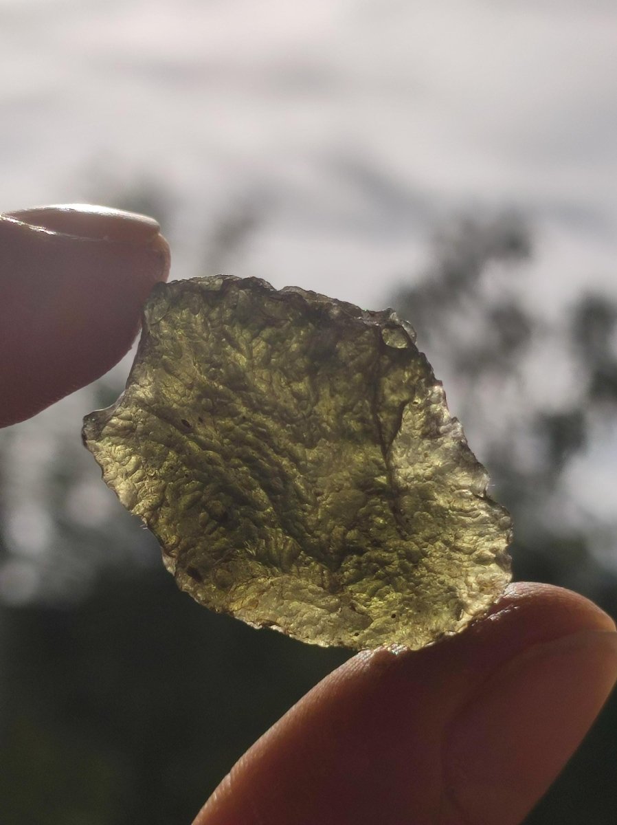 Museumsqualität Moldavit Meteorit Tektit Sammler Mineral Heilstein Energie Spirituell Kraft Hochwertig Investition Rarität AAA - Art of Nature Berlin