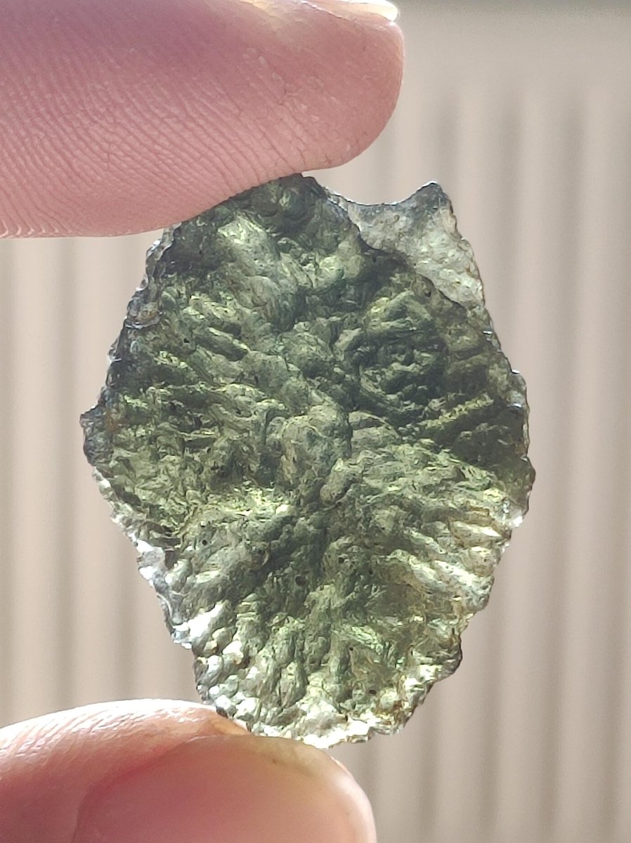 Museumsqualität Moldavit Meteorit Tektit Sammler Mineral Heilstein Energie Spirituell Kraft Hochwertig Investition Rarität AAA - Art of Nature Berlin