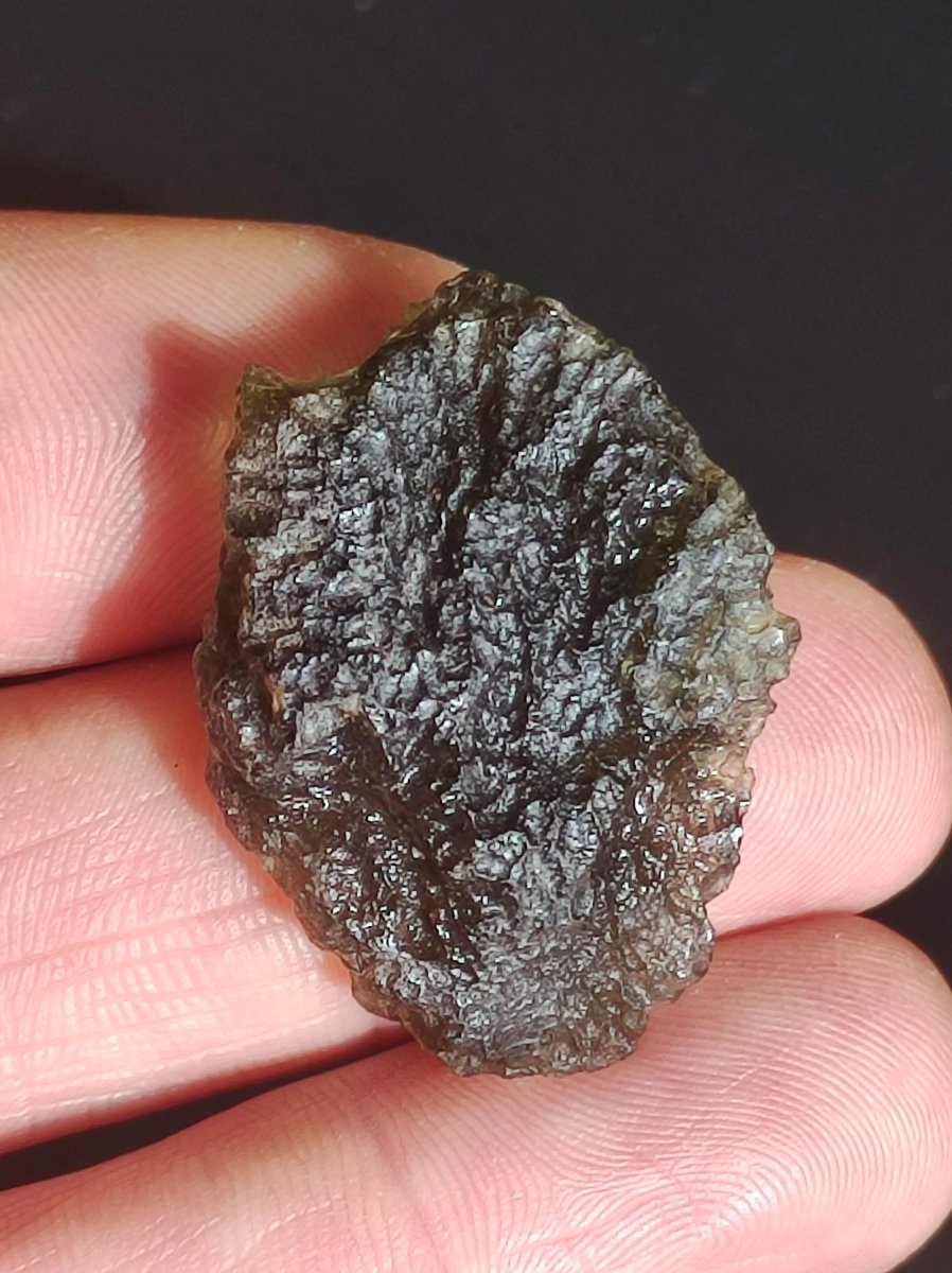 Museumsqualität Moldavit Meteorit Tektit Sammler Mineral Heilstein Energie Spirituell Kraft Hochwertig Investition Rarität AAA - Art of Nature Berlin