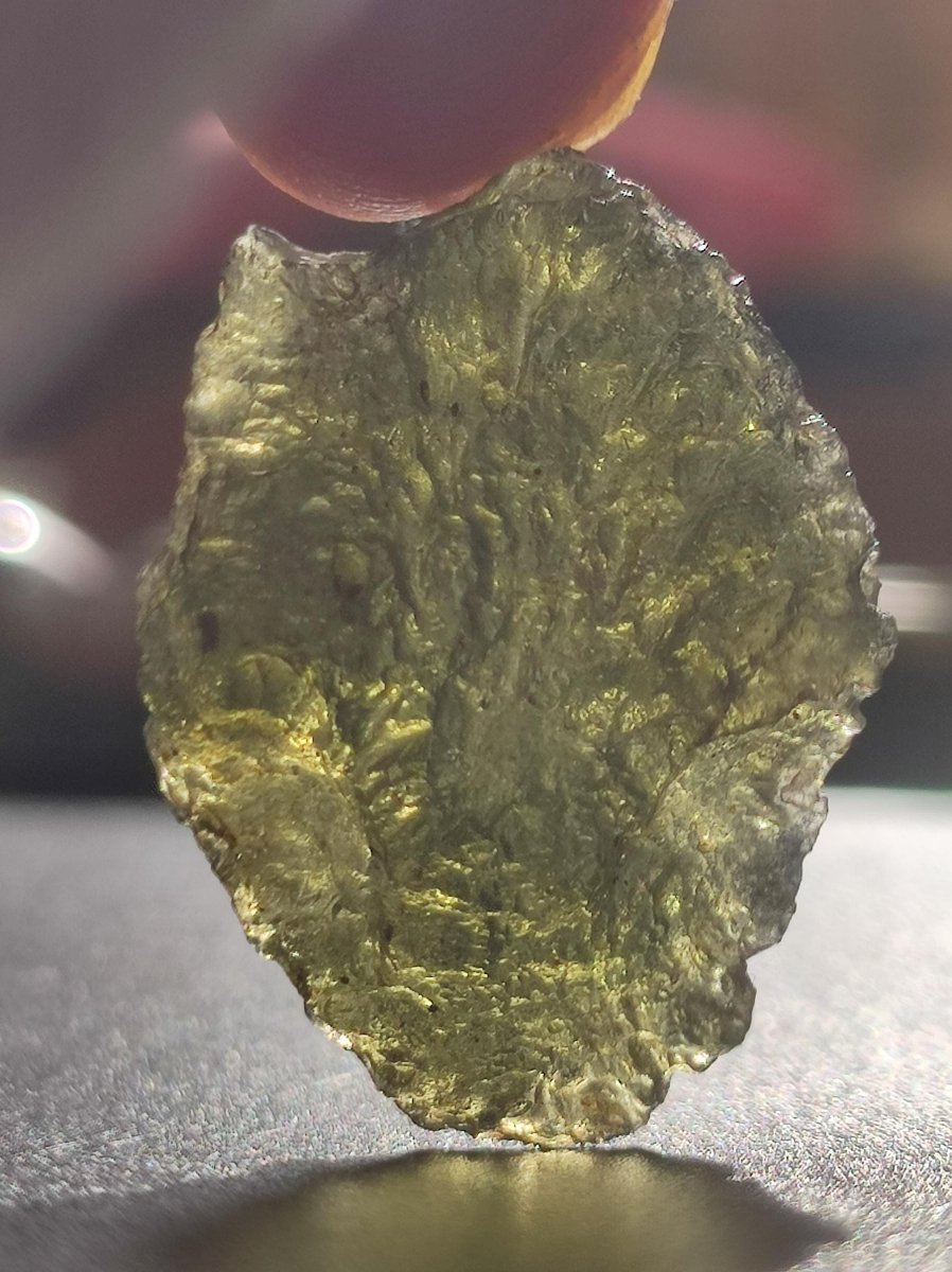 Museumsqualität Moldavit Meteorit Tektit Sammler Mineral Heilstein Energie Spirituell Kraft Hochwertig Investition Rarität AAA - Art of Nature Berlin