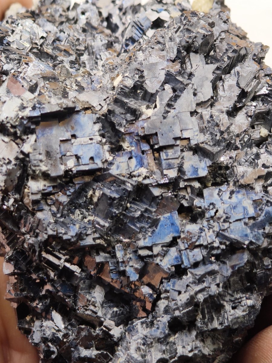 Museumsstück Bleiglanz Galenit & Calcit – Würfelkristalle – Madan, Bulgarien – 689 g große Mehrmineral Stufe Kristall Sammler Mineralien - Art of Nature Berlin