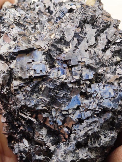 Museumsstück Bleiglanz Galenit & Calcit – Würfelkristalle – Madan, Bulgarien – 689 g große Mehrmineral Stufe Kristall Sammler Mineralien - Art of Nature Berlin