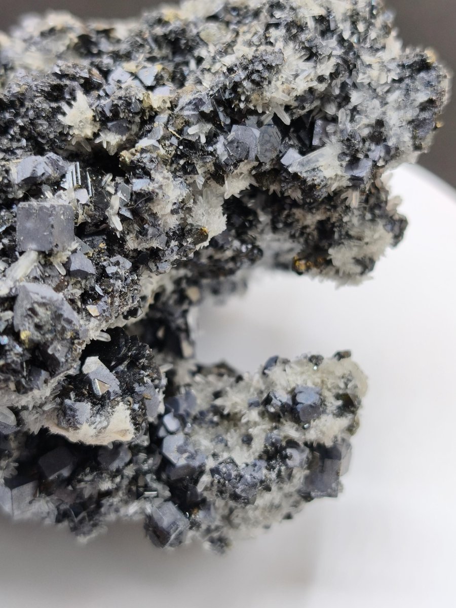 Museumsstück Galenit Sphalerit Bergkristall Chalkopyrit 487 g – 120 mm große Mehrmineral Stufe Kristall Sammler Mineralien Edelstein Unikat - Art of Nature Berlin