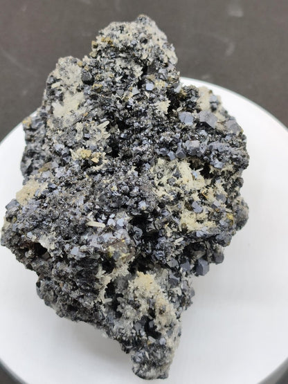 Museumsstück Galenit Sphalerit Bergkristall Chalkopyrit 487 g – 120 mm große Mehrmineral Stufe Kristall Sammler Mineralien Edelstein Unikat - Art of Nature Berlin