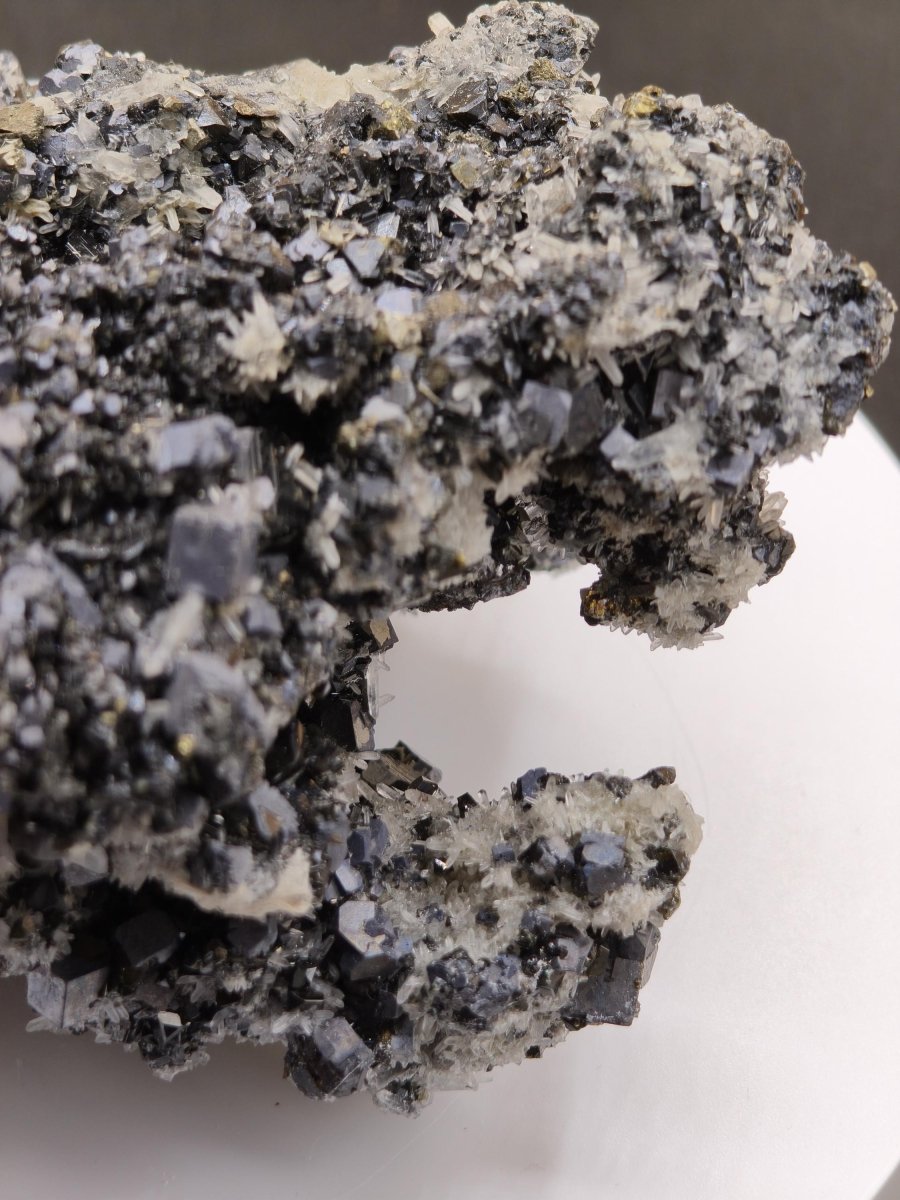 Museumsstück Galenit Sphalerit Bergkristall Chalkopyrit 487 g – 120 mm große Mehrmineral Stufe Kristall Sammler Mineralien Edelstein Unikat - Art of Nature Berlin