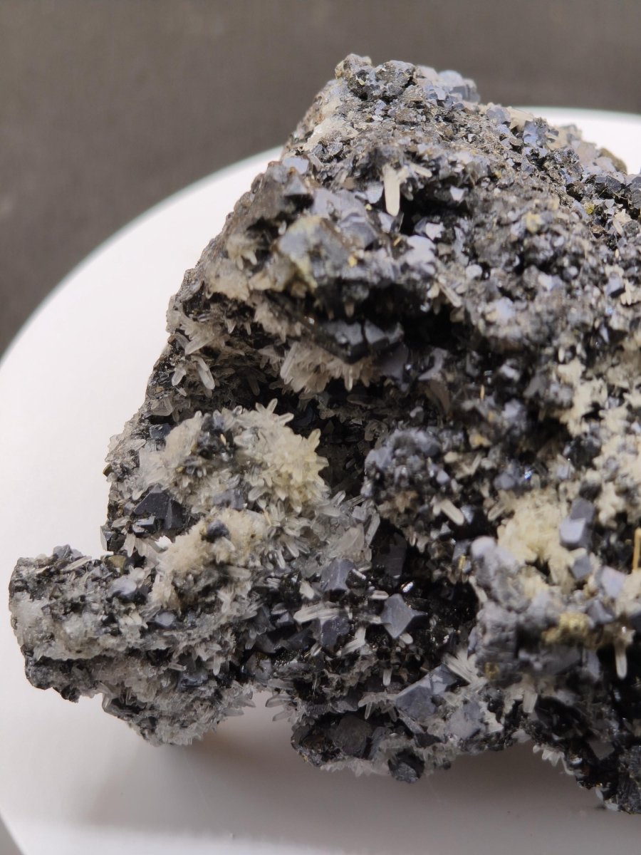 Museumsstück Galenit Sphalerit Bergkristall Chalkopyrit 487 g – 120 mm große Mehrmineral Stufe Kristall Sammler Mineralien Edelstein Unikat - Art of Nature Berlin