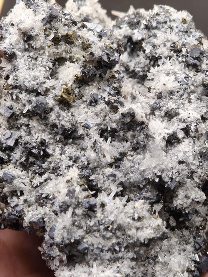 Museumsstück Galenit Sphalerit Bergkristall Chalkopyrit 487 g – 120 mm große Mehrmineral Stufe Kristall Sammler Mineralien Edelstein Unikat - Art of Nature Berlin