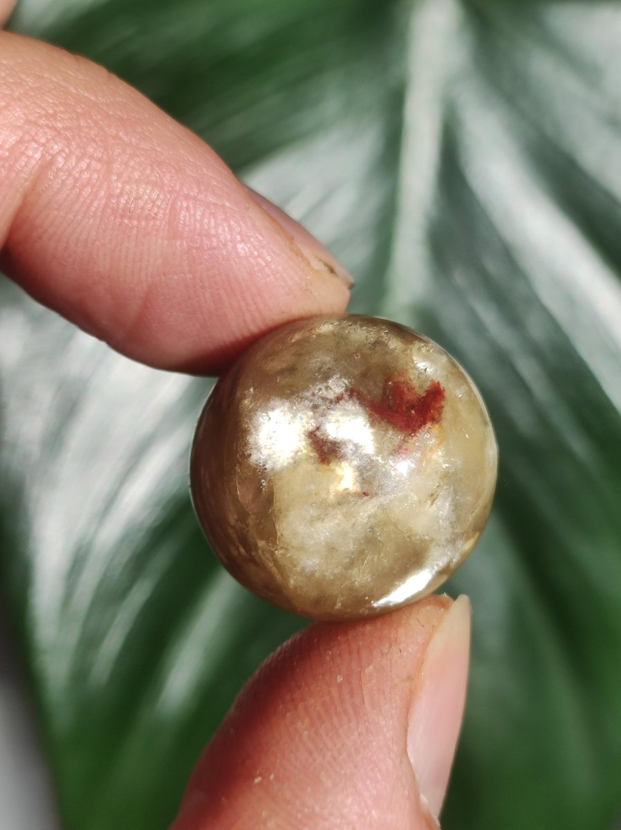 Muskovit / Golden Mica Glimmer - Edelstein Kugel gelb Natur Heilstein Deko Sphere Kristall Geschenk Er Sie Haus Sammler Rarität - Art of Nature Berlin