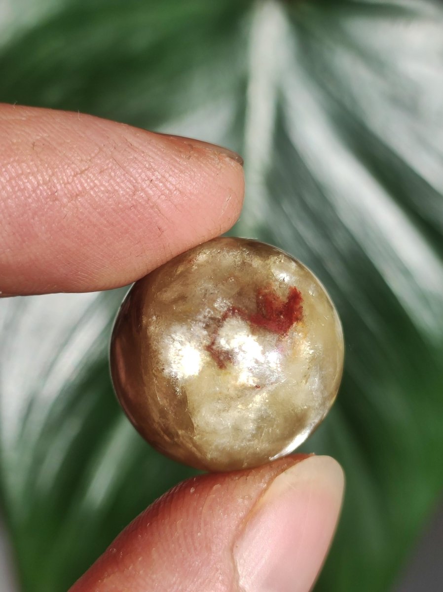 Muskovit / Golden Mica Glimmer - Edelstein Kugel gelb Natur Heilstein Deko Sphere Kristall Geschenk Er Sie Haus Sammler Rarität - Art of Nature Berlin