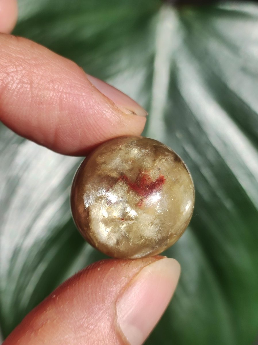 Muskovit / Golden Mica Glimmer - Edelstein Kugel gelb Natur Heilstein Deko Sphere Kristall Geschenk Er Sie Haus Sammler Rarität - Art of Nature Berlin