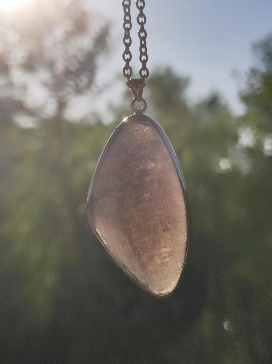 Obsidian - 925 Sterling Silber Edelstein Kette Natur transparent Schutz Rarität Heilstein Kristall Mann Frau Er Sie Geschenk Freund Bruder - Art of Nature Berlin