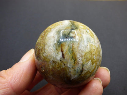 Ocean Jaspis - Edelstein Kugel Natur Heilstein Deko Kristall Geschenk Er Sie Mann Frau Haus Wohnung Energie Selten - Art of Nature Berlin