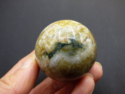 Ocean Jaspis - Edelstein Kugel Natur Heilstein Deko Kristall Geschenk Er Sie Mann Frau Haus Wohnung Energie Selten - Art of Nature Berlin