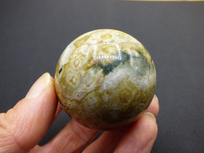 Ocean Jaspis - Edelstein Kugel Natur Heilstein Deko Kristall Geschenk Er Sie Mann Frau Haus Wohnung Energie Selten - Art of Nature Berlin