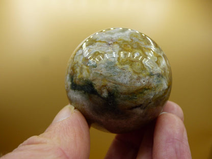 Ocean Jaspis - Edelstein Kugel Natur Heilstein Deko Kristall Geschenk Er Sie Mann Frau Haus Wohnung Energie Selten - Art of Nature Berlin