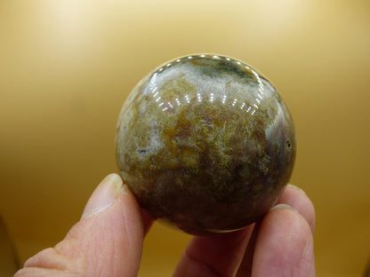 Ocean Jaspis - Edelstein Kugel Natur Heilstein Deko Kristall Geschenk Er Sie Mann Frau Haus Wohnung Energie Selten - Art of Nature Berlin