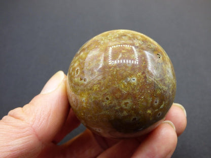 Ocean Jaspis - Edelstein Kugel Natur Heilstein Deko Kristall Geschenk Er Sie Mann Frau Haus Wohnung Energie Selten - Art of Nature Berlin