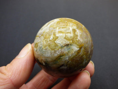 Ocean Jaspis - Edelstein Kugel Natur Heilstein Deko Kristall Geschenk Er Sie Mann Frau Haus Wohnung Energie Selten - Art of Nature Berlin