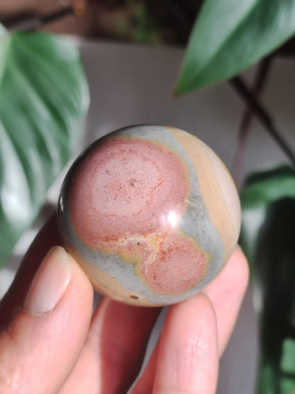 Ocean Jaspis ~ Magische Edelstein Kugel Natur Heilstein Deko Sphere Kristall Geschenk Er Sie Haus Wohnung Energie Kraft Meditation - Art of Nature Berlin