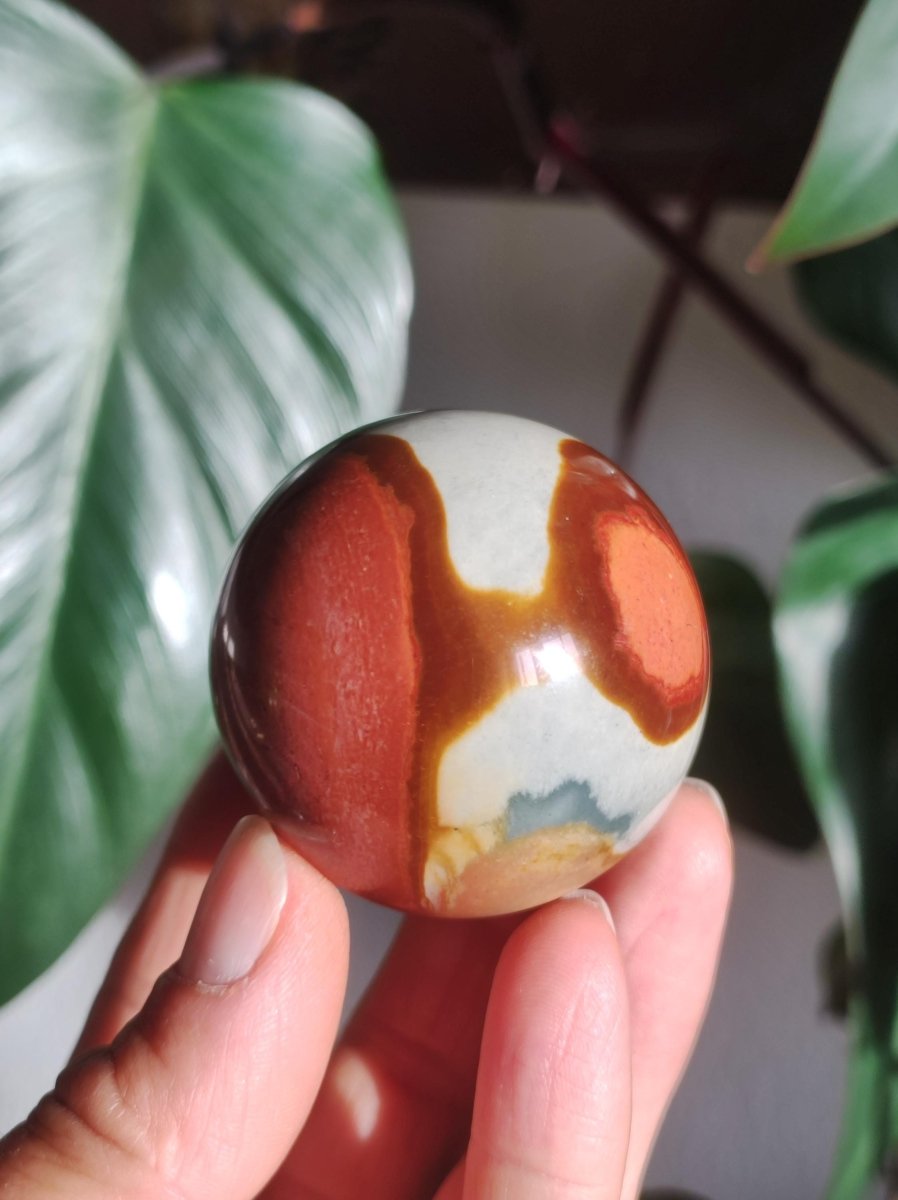 Ocean Jaspis ~ Magische Edelstein Kugel Natur Heilstein Deko Sphere Kristall Geschenk Er Sie Haus Wohnung Energie Kraft Meditation - Art of Nature Berlin