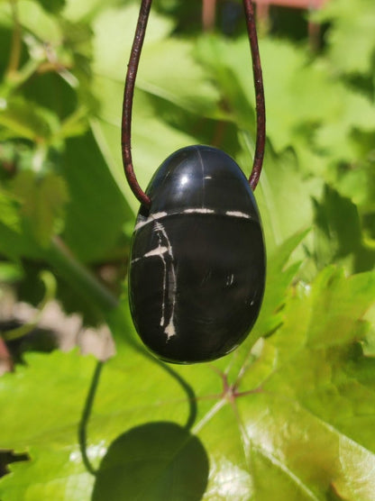 Onyx ~ Edelstein Kette ~HIPPIE ~GOA ~Boho ~Tibet ~Ethno ~Nature ~Donut ~Schutzsymbol ~Heilstein - Art of Nature Berlin