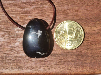 Onyx ~ Edelstein Kette ~HIPPIE ~GOA ~Boho ~Tibet ~Ethno ~Nature ~Donut ~Schutzsymbol ~Heilstein - Art of Nature Berlin