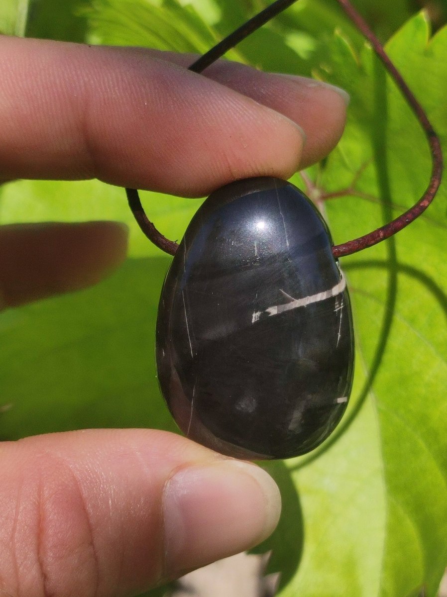 Onyx ~ Edelstein Kette ~HIPPIE ~GOA ~Boho ~Tibet ~Ethno ~Nature ~Donut ~Schutzsymbol ~Heilstein - Art of Nature Berlin