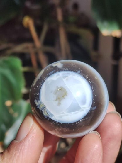 Opal "Blue Owyhee"~ Magische Edelstein Kugel Deko selten Massage Sphere Crystal Spielkugel Meditation GOA Ethno Heilstein Naturschatz Haus - Art of Nature Berlin