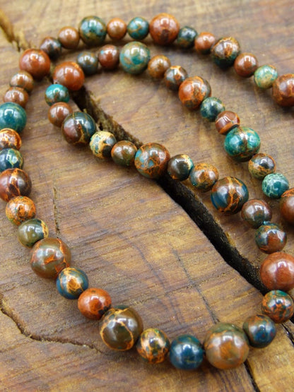 Opal ~ gemstone chain ~ colorful ~ HIPPIE ~ GOA ~ boho ~ ethno ~ nature ~ healing stone - Art of Nature Berlin