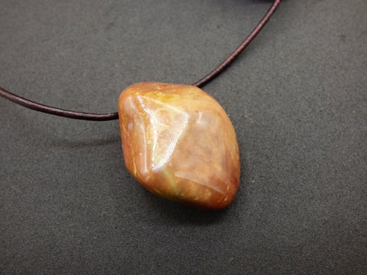 Opal Rot ~ Edelstein Kette ~HIPPIE ~GOA ~Boho ~Ethno ~Nature ~Heilstein - Art of Nature Berlin