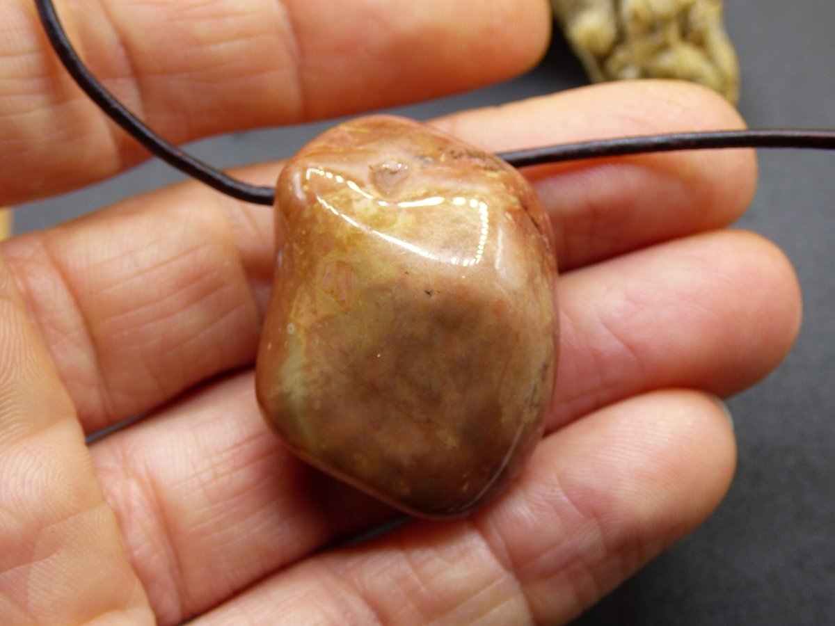 Opal Rot ~ Edelstein Kette ~HIPPIE ~GOA ~Boho ~Ethno ~Nature ~Heilstein - Art of Nature Berlin