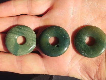 Ozelot - Jaspis - Edelstein Kette 30mm grün natürlich Rarität Heilstein Energie Kristall Anhänger Mann Frau Kind Geschenk Er Sie Geburtstag - Art of Nature Berlin