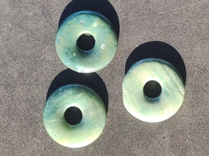 Ozelot - Jaspis - Edelstein Kette 30mm grün natürlich Rarität Heilstein Energie Kristall Anhänger Mann Frau Kind Geschenk Er Sie Geburtstag - Art of Nature Berlin