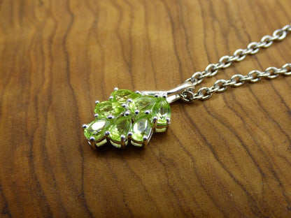 Peridot / Citrin / Amethyst - Kette - 925 Silber - Edelstein grün gelb lila natürlich Heilstein Edel Energie Kraft Schmuck Hochwertig Süß - Art of Nature Berlin