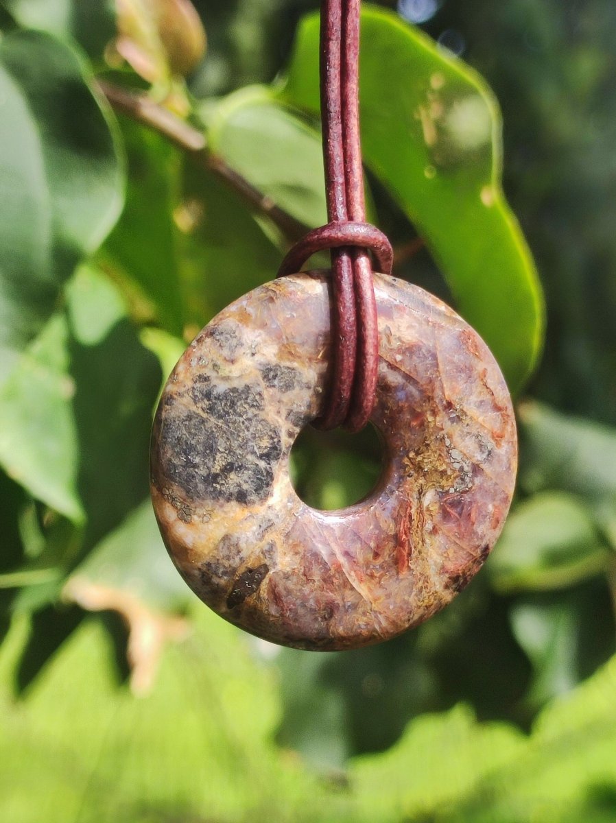 Pietersite braun gold blau - Edelstein Kette Rarität selten Schutzsymbol Heilstein Kristall HIPPIE Boho Tibet Ethno Mann Frau Geschenk Er Sie - Art of Nature Berlin